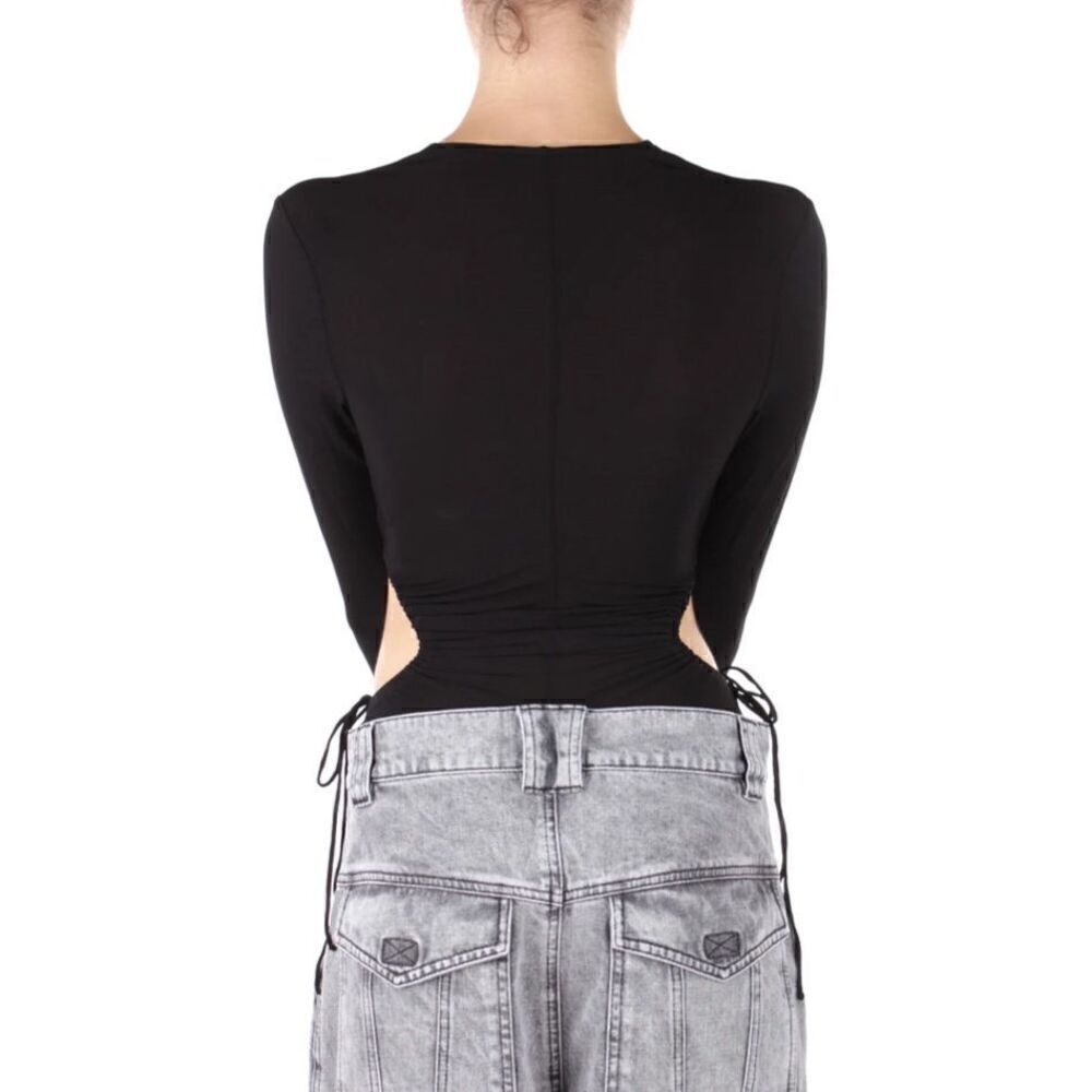 Isabel Marant Cut-Out Stretched Bodysuit in Black NWOT Size 38/Small - Picture 2 of 8